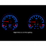 1947-53 Chevy Pickup Truck HDX Gauge Kit - Black