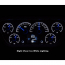 1953-55 Ford Pickup Truck  HDX Gauge Kit - Black