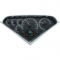 1955-59 Chevy Pickup Truck HDX Gauge Kit - Black