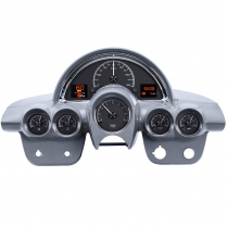 1958-62 Corvette HDX Gauge Kit Black
