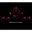 1958-62 Corvette HDX Gauge Kit Black