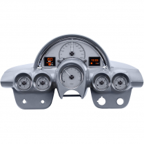 1958-62 Corvette HDX Gauge Kit Silver
