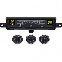 1961-62 Impala Car HDX Gauge Kit - Black