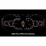 1963-65 Nova & Chevy II HDX Gauge Kit - Black