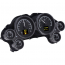 1963-67 Corvette HDX Gauge Kit - Black