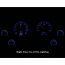 1963-67 Corvette HDX Gauge Kit - Black