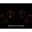 1963-67 Corvette HDX Gauge Kit - Black