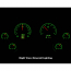 1963-67 Corvette HDX Gauge Kit - Black