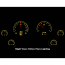 1963-67 Corvette HDX Gauge Kit - Black