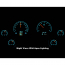 1963-67 Corvette HDX Gauge Kit - Black