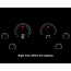 1963-67 Corvette HDX Gauge Kit - Black