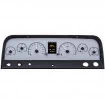 1964-66 Chevy Pickup Truck HDX Gauge Kit - Silver
