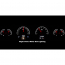 1964-67 Pontiac GTO LeMans Tempest HDX Gauge Kit Black