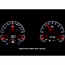 1967-68 Camaro HDX Gauge Kit - Black