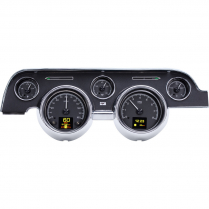 1967-68 Mustang HDX Gauge Kit - Black