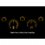 1967-68 Mustang HDX Gauge Kit - Black