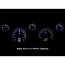 1967-68 Mustang HDX Gauge Kit - Black