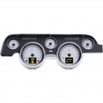 1967-68 Mustang HDX Gauge Kit - Silver