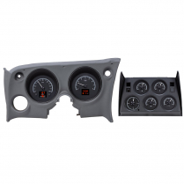 1968-77 Corvette HDX Gauge Kit Black