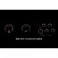 1968-77 Corvette HDX Gauge Kit Black