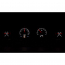 1969-70 Mustang HDX Gauge Kit - Black