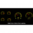 1973-87 GMC P/U & 73-91 Blazer HDX Gauge Kit - Black