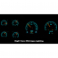 1973-87 GMC P/U & 73-91 Blazer HDX Gauge Kit - Black