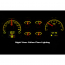 1978-88 Monte Carlo 78-87 ElCamino Malibu RTX Gauges - Black