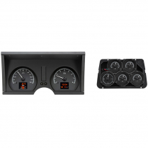 1978-82 Corvette HDX Gauge Kit Black Alloy