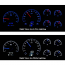 1995-98 Chevy/GMC Pickup & 95-00 SUV HDX Gauges - Black