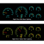 1995-98 Chevy/GMC Pickup & 95-00 SUV HDX Gauges - Black