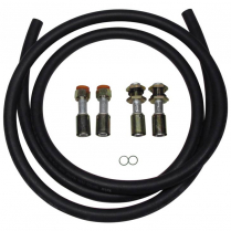 Heater Hose Kit Barbed with Straight Fittings & Bulkheads