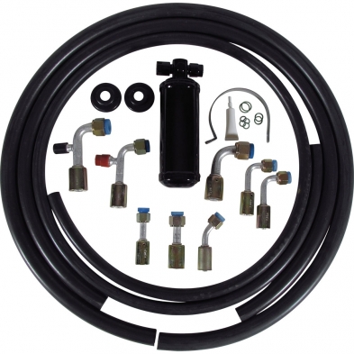 thumbnail image 2 of BL61011 Beadlock A/C Fitting – Crimp-On Hose Splice With 1/4" Service Port, AC System Repair 2 of 6