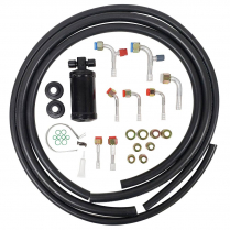 Economy Barbed A/C Hose Kit with Black Drier