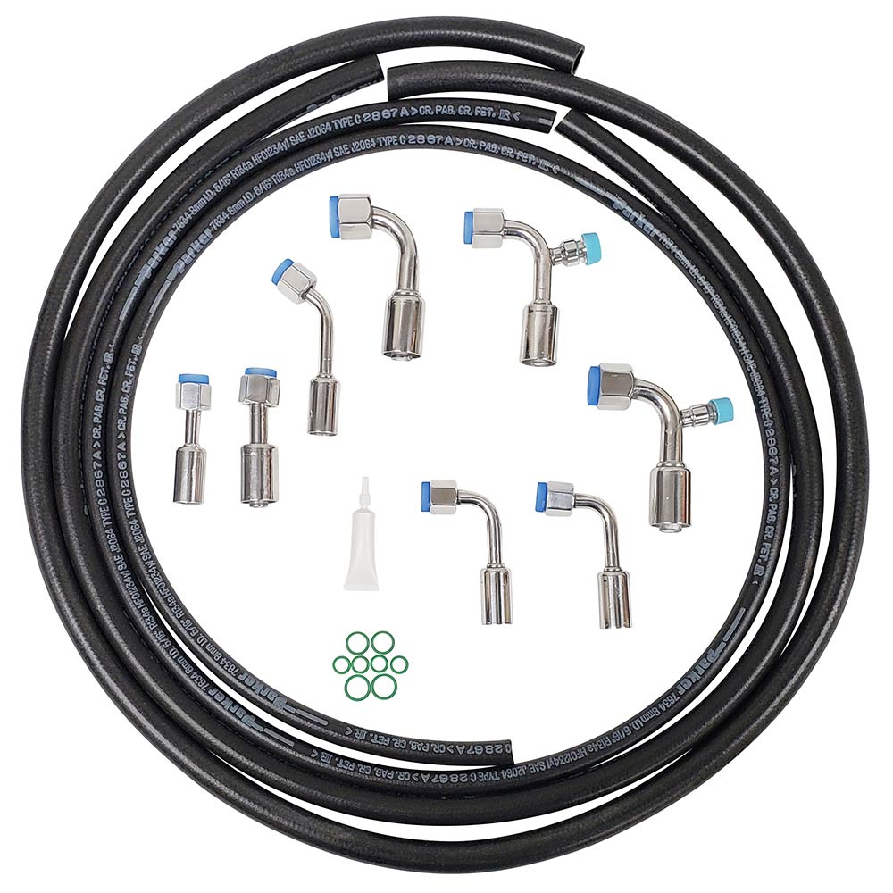 thumbnail image 2 of Universal Extended Length AC Hose & Drier Kit With Fittings – Reduced Barrier, Reinforced 2 of 5