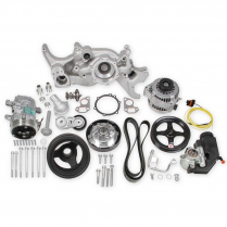 Holley Mid-Mount Complete LS Engine Accessory Kit - Natural