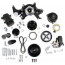 Holley Mid-Mount Complete SB Chevy Accessory System - Black