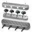 Holley Chevrolet Script 2 Piece LS Valve Covers - Natural