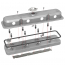 2-Piece Pontiac Style Valve Cover Gen III/IV LS - Natural