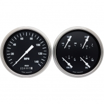 Hot Rod 2 Gauge Kit 4-5/8" Speedo & Quad - SLF