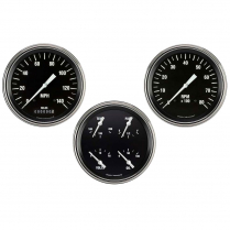 Hot Rod 3 Gauge Kit 4-5/8" Speedo, Tach & Quad - SLF