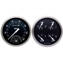 Hot Rod 2 Gauge Kit 4-5/8" SpeedTach & Quad - SLF