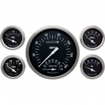 Hot Rod 5 Gauge Kit 4-5/8" SpeedTach & 4 2-1/8" - SLF