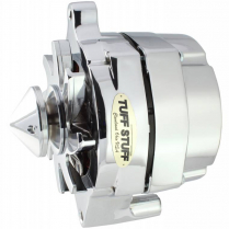 Ford Chrome 1-Wire 140 Amp Smooth Back 1 V-Gr Alternator