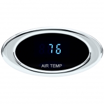 Ion Series Outside Air Temp Gauge - Stain/Teal