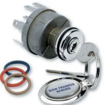 SYNERGY Ignition Switch with Polished Nut & 1" Mounting Hole