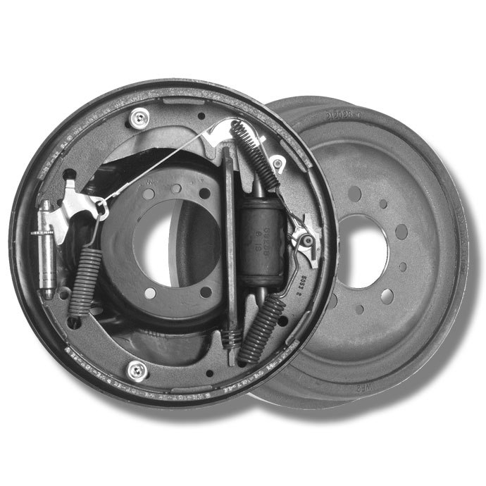 9" Late Ford Large Bearing Drum Brake Kit - 10" X 2-1/2"