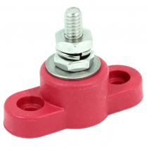 Power Junction Block with 1/4" Stud - Red
