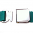 Chrome Lift Latch Seat Belt