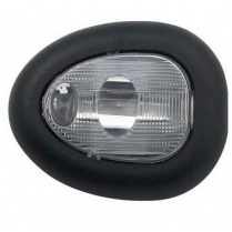 Deluxe Single Dome Light - Black